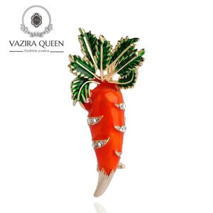 VQ Carrot Brooch